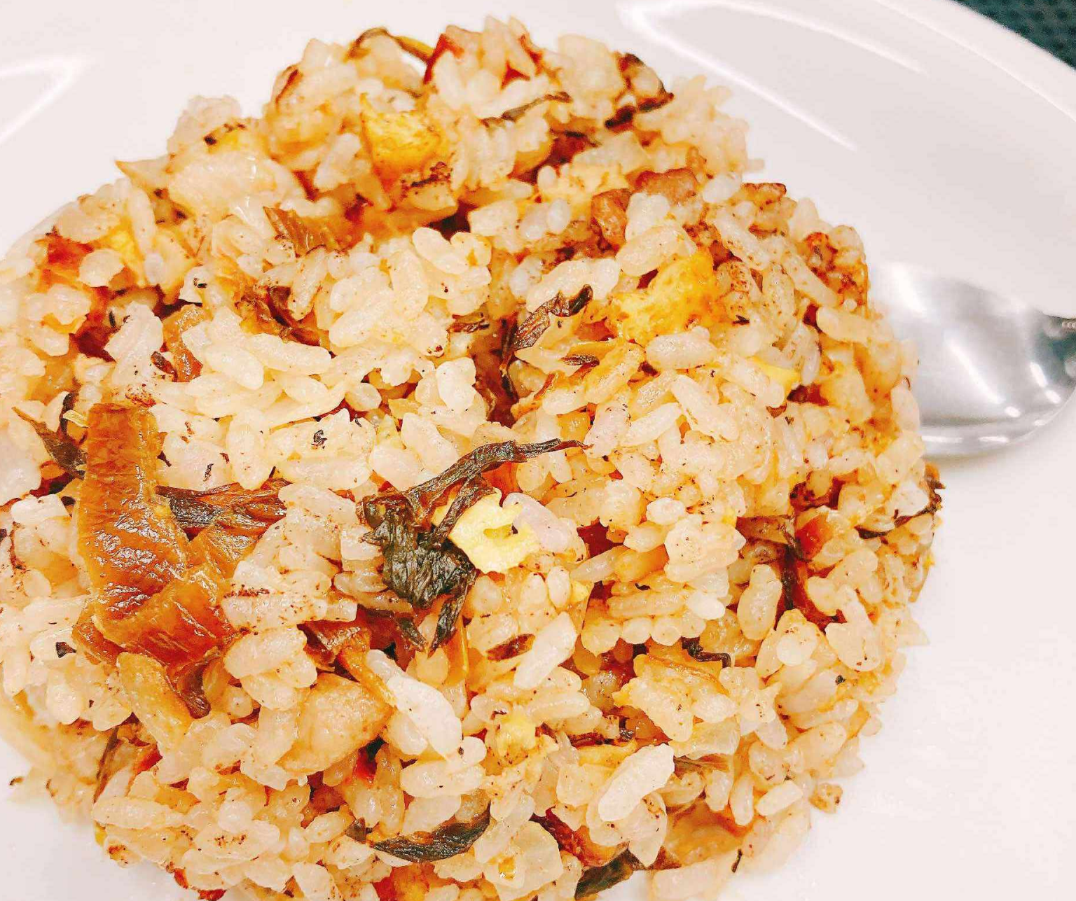 田ぐり庵の辛し高菜チャーハン